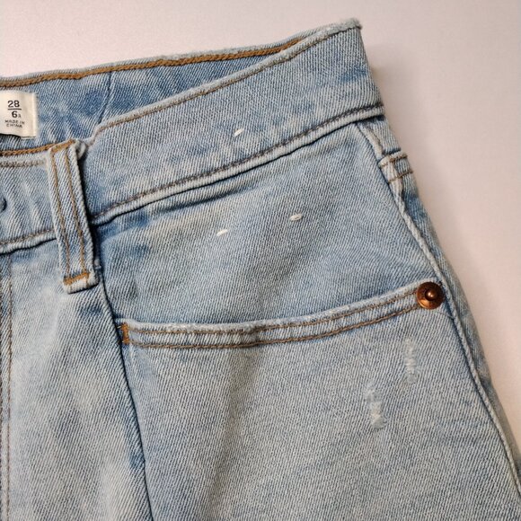Abercrombie & Fitch Curve Love The Ankle Straight Ultra High Rise Jeans - Picture 5 of 10